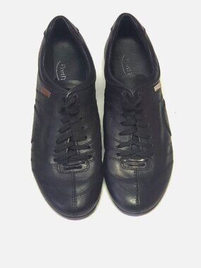 PortDance Casual Nubuck Sole Black Leather Size 41